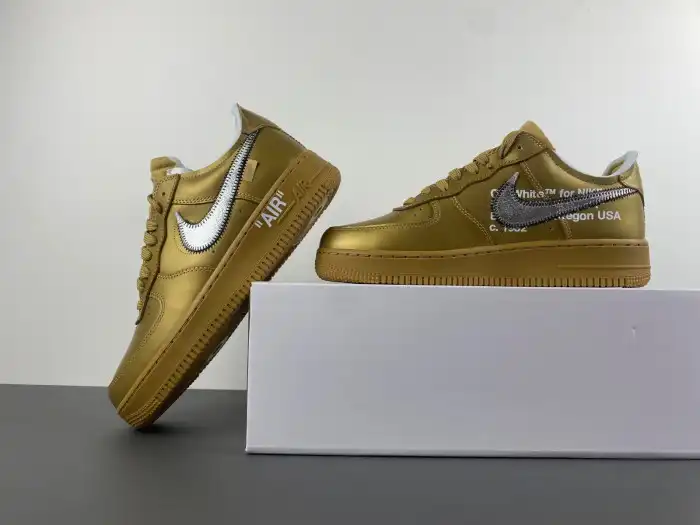 Rep TBkick Nike Air Force 1 Low Off-White Gold AO4297-800 0131