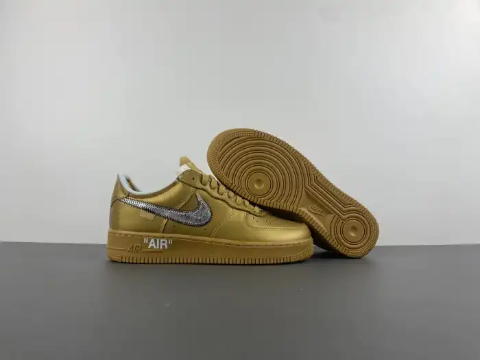 Rep TBkick Nike Air Force 1 Low Off-White Gold AO4297-800 0131