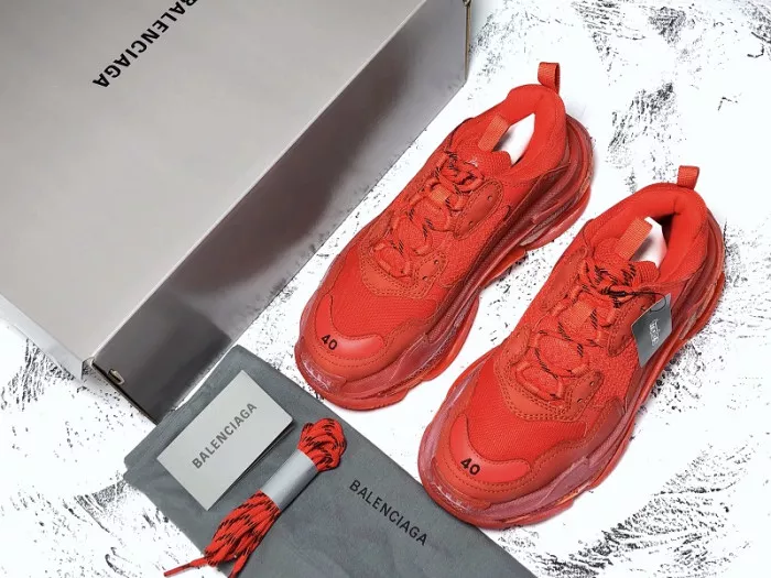 Rep TBkick BLCG Triple S Red Clear Sole 541624 W09O1 6500 0119