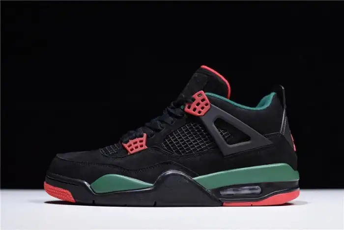 Reps TBkick Air Jordan 4 NRG GUCC Black Gorge Green-Varsity Red AQ3816-063 0127