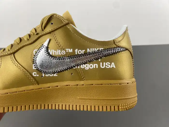 Rep TBkick Nike Air Force 1 Low Off-White Gold AO4297-800 0131