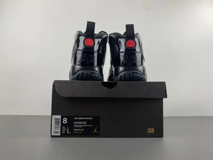 Rep TBkick Air Jordan 9 Retro Bred Patent 302370-014 0127