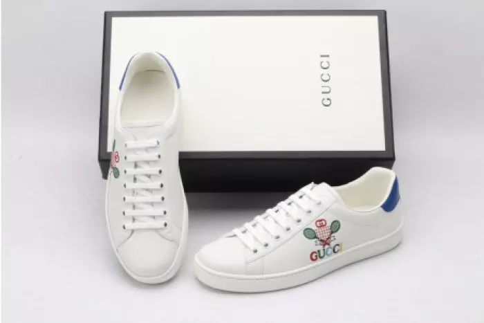 Reps TBkick GUCC ACE EMBROIDERED LOW-TOP SNEAKER 603696 AY070 9096 0116