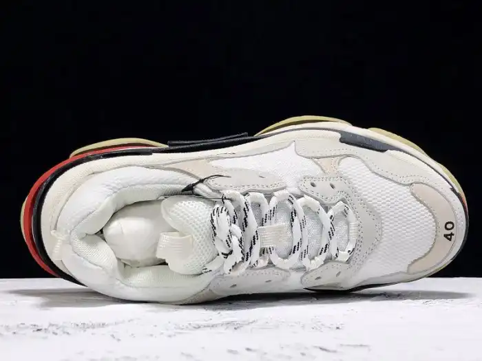 Reps TBkick BLCG Triple S White Black Red 533882 W09E1 9000 0122