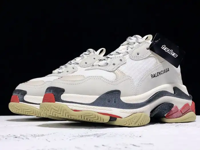 Reps TBkick BLCG Triple S White Black Red 533882 W09E1 9000 0122