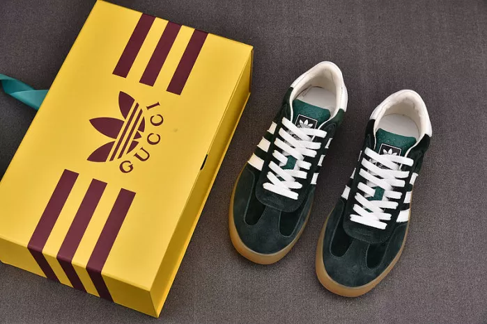 Reps TBkick Adidas x Gucci Gazelle Sneaker Green 0116