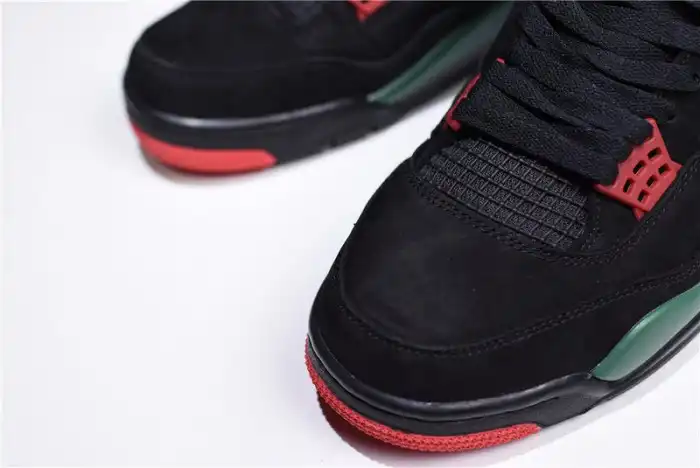 Reps TBkick Air Jordan 4 NRG GUCC Black Gorge Green-Varsity Red AQ3816-063 0127