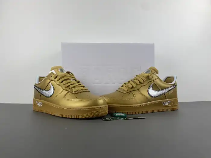 Rep TBkick Nike Air Force 1 Low Off-White Gold AO4297-800 0131