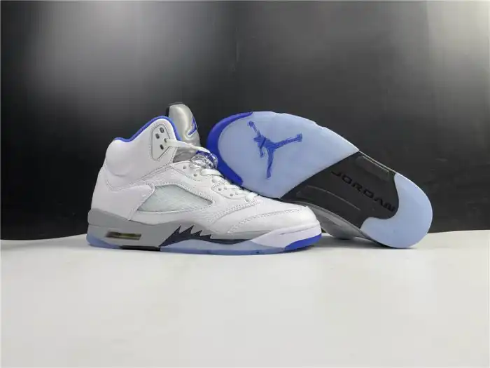 Cheap TBkick Air Jordan 5 Retro White Stealth (2021) DD0587-140 0130