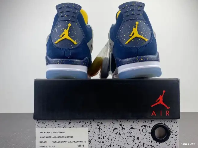 Reps TBkick Air AJ4-1036660 Jordan (PE) Michigan 4 Retro 0220