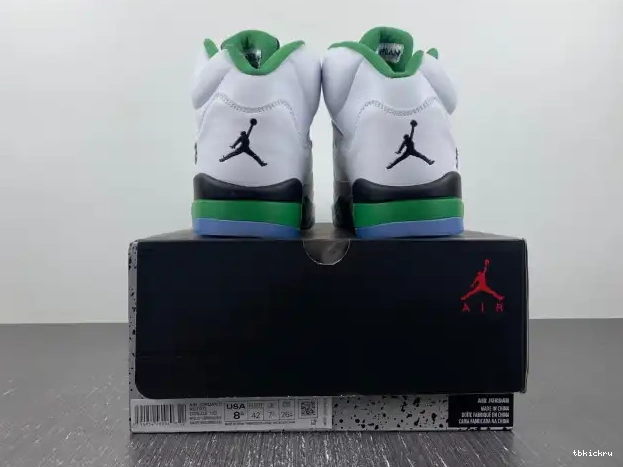 Rep TBkick DD9336-103 Air Jordan WMNS 5 Green Lucky 0217