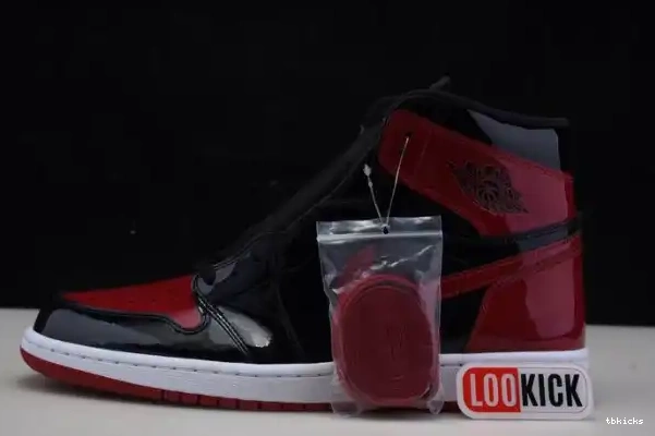 Reps TBkick OG Jordan High Air 1 Patent 555088-063 Bred 0225