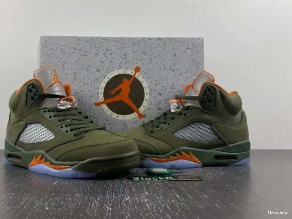 Reps TBkick DD0587-308 Olive Jordan Air 5 0225