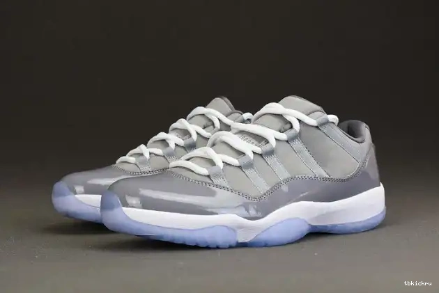 Rep TBkick Grey Jordan Cool 11 Low Air 528895-003 0221