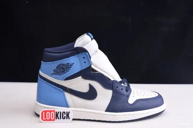 Rep TBkick Obsidian 555088-140 OG Retro 1 Air High Jordan 0217