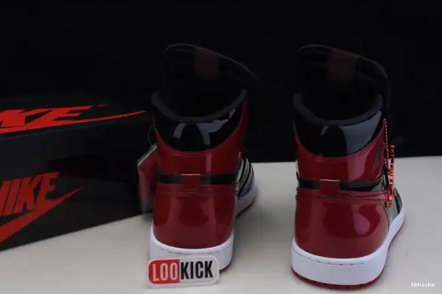 Reps TBkick OG Jordan High Air 1 Patent 555088-063 Bred 0225