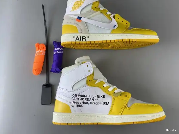 Cheap TBkick Jordan NRG Air White Off-White Yellow-Cone Powder AQ0818-149 Dark 1 x 0218