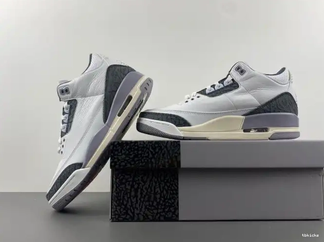 Rep TBkick Jordan 3 Air CT8532-106 Grey Cement 0223