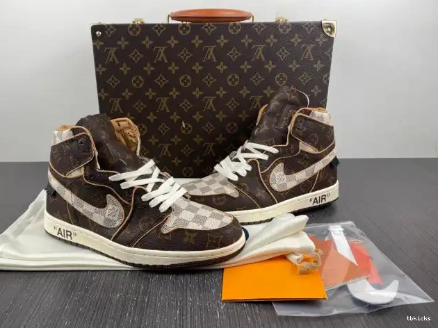 Reps TBkick Air 1 LV Jordan OFF-WHITE x 0218