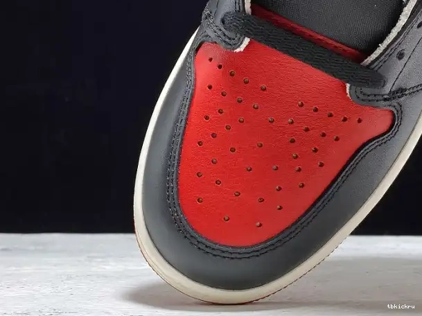 Reps TBkick Retro 1 555088-610 OG Air Toe Bred High Jordan 0221