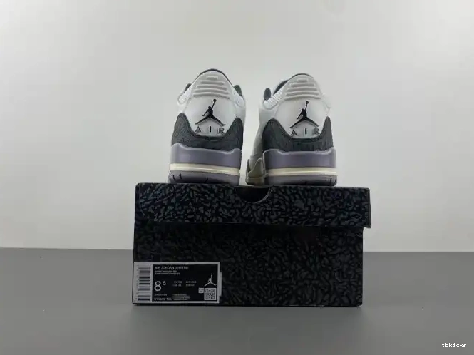 Rep TBkick Jordan 3 Air CT8532-106 Grey Cement 0223