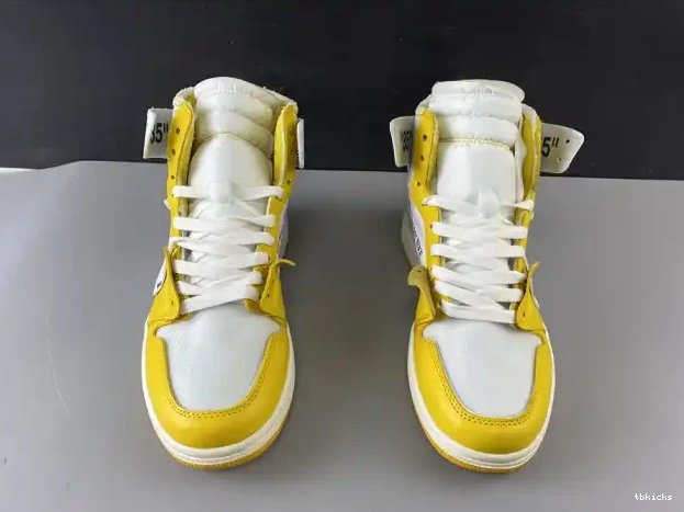 Cheap TBkick Jordan NRG Air White Off-White Yellow-Cone Powder AQ0818-149 Dark 1 x 0218