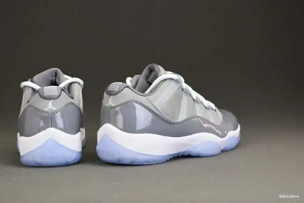 Rep TBkick Grey Jordan Cool 11 Low Air 528895-003 0221