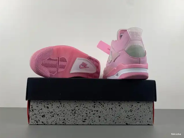 Cheap TBkick 4 OFF-WHITE PINK JORDAN X 0219