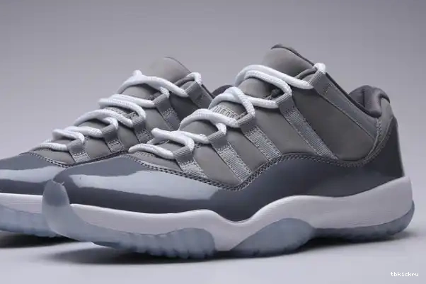 Rep TBkick Grey Jordan Cool 11 Low Air 528895-003 0221