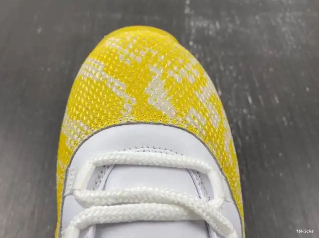 Cheap TBkick Jordan 11 WMNS Low Air Yellow Snakeskin AH7860-107 0224