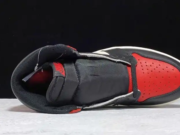 Reps TBkick Retro 1 555088-610 OG Air Toe Bred High Jordan 0221