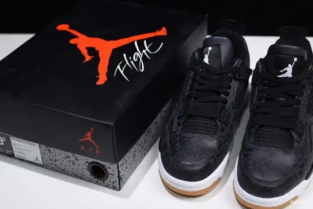 Cheap TBkick CI1184-001 4 Black Laser Air Jordan Retro 0218