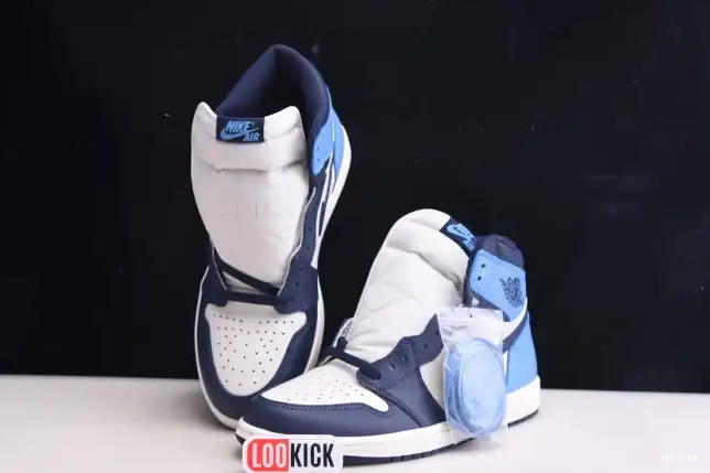 Rep TBkick Obsidian 555088-140 OG Retro 1 Air High Jordan 0217