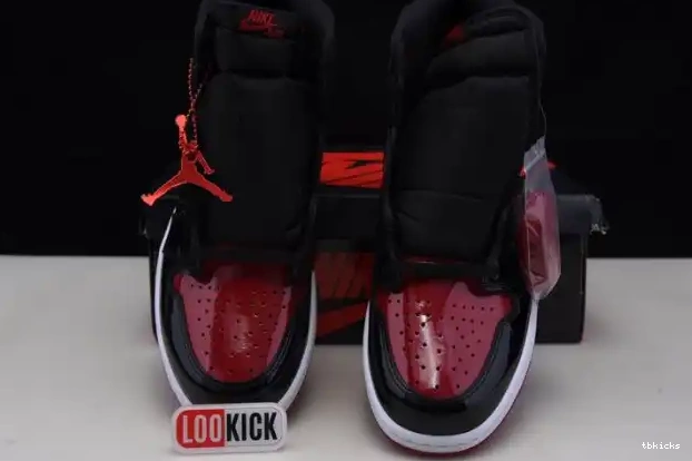 Reps TBkick OG Jordan High Air 1 Patent 555088-063 Bred 0225