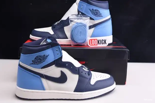 Rep TBkick Obsidian 555088-140 OG Retro 1 Air High Jordan 0217