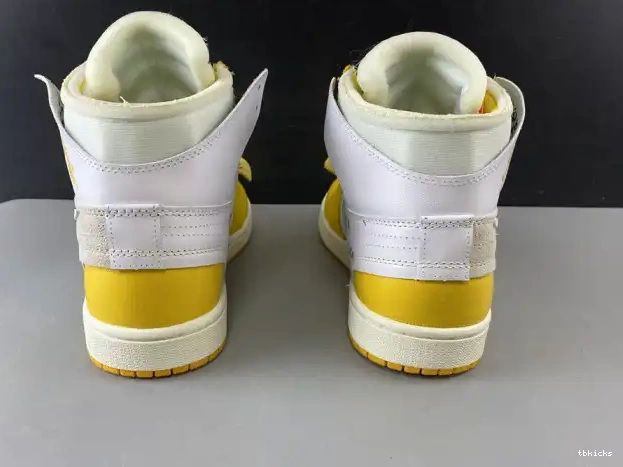 Cheap TBkick Jordan NRG Air White Off-White Yellow-Cone Powder AQ0818-149 Dark 1 x 0218