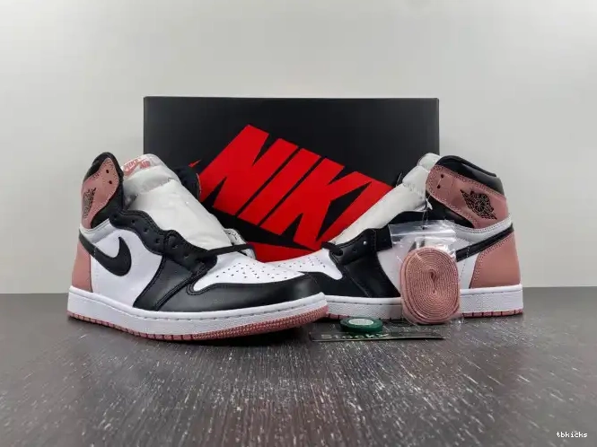 Reps TBkick Pink Rust Retro Nrg 861428-101 High Jordan Air 1 Og 0211