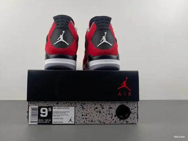 Rep TBkick Toro 308497-603 Jordan 4 Retro Bravo 0223