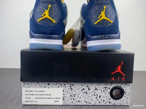 Reps TBkick Air AJ4-1036660 Jordan (PE) Michigan 4 Retro 0220