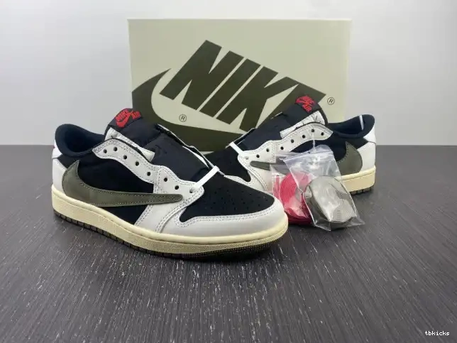 Cheap TBkick WMNS Air Scott Olive OG Low Jordan 1 x DZ4137-106 Travis 0215