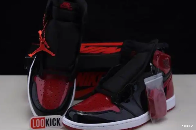 Reps TBkick OG Jordan High Air 1 Patent 555088-063 Bred 0225