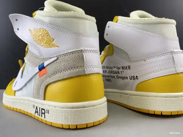 Cheap TBkick Jordan NRG Air White Off-White Yellow-Cone Powder AQ0818-149 Dark 1 x 0218