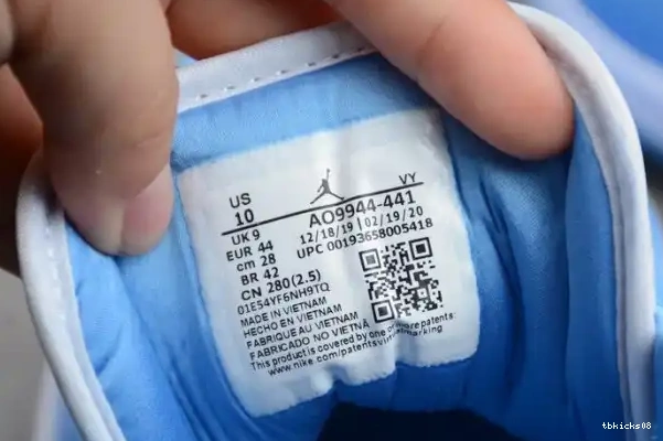 Rep TBkick Air 1 Jordan UNC (W) Low AO9944-441 0214