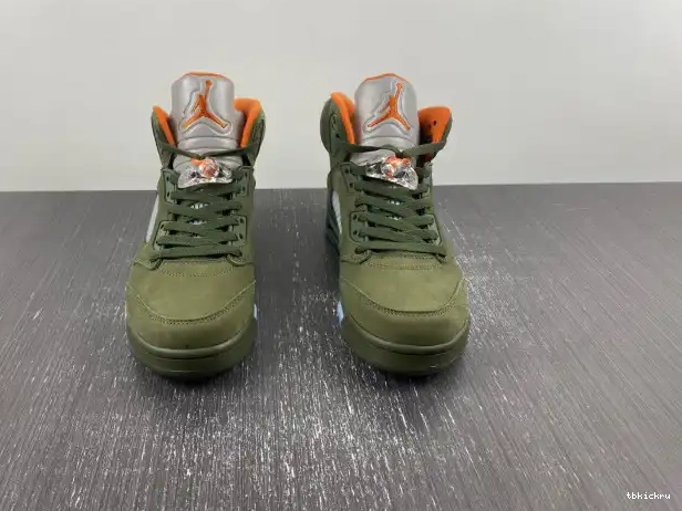 Reps TBkick DD0587-308 Olive Jordan Air 5 0225