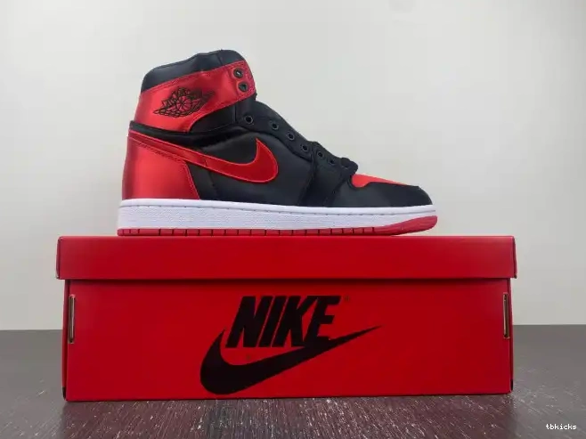 Cheap TBkick 1 Air OG High FD4810-061 Bred Satin WMNS Jordan 0211