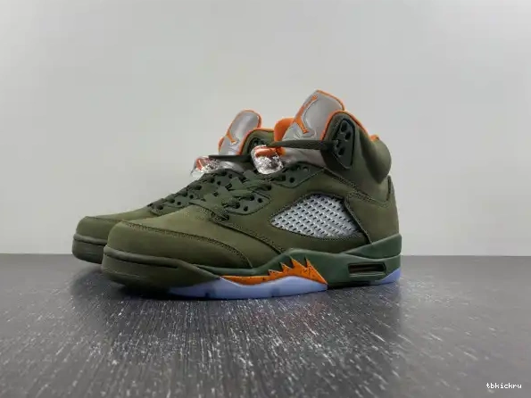 Reps TBkick DD0587-308 Olive Jordan Air 5 0225