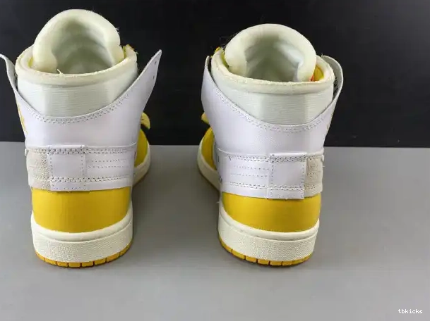 Rep TBkick Off-White 1 Jordan AQ0818-149 NRG White Powder x Dark Air Yellow-Cone 0211