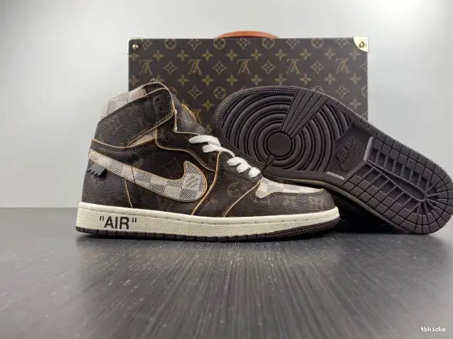 Reps TBkick Air 1 LV Jordan OFF-WHITE x 0218