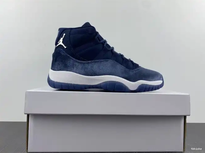 Cheap TBkick Velvet Midnight 11 Navy AR0715-441 Air Jordan WMNS 0216