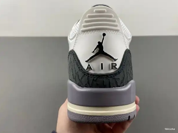 Rep TBkick Jordan 3 Air CT8532-106 Grey Cement 0223